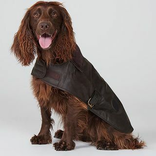 Барбоур воштани капут за псе, тамно браон