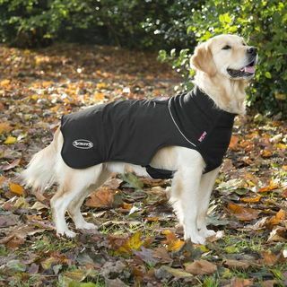 Термална самозагревајућа капут за псе - црна