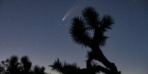 комета неописива видљива у јужној Калифорнији