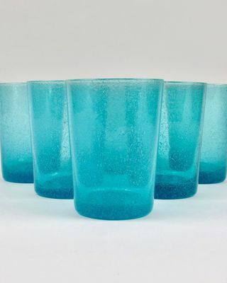 Сет од 6 чаша од рециклираног стакла