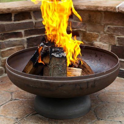 Челична посуда за ватру на дрва